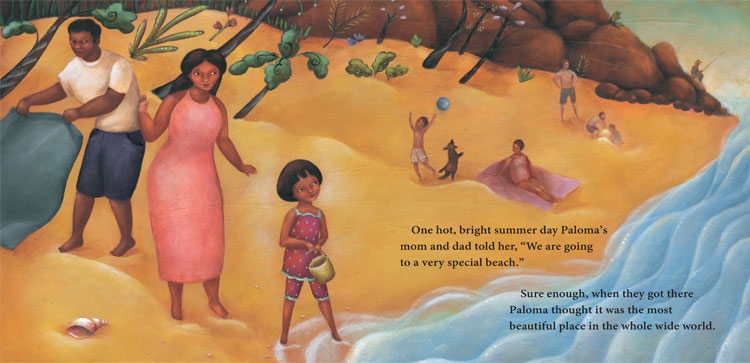 Sand Sister - Written by Amanda White, Illustrated by Yuyi Morales