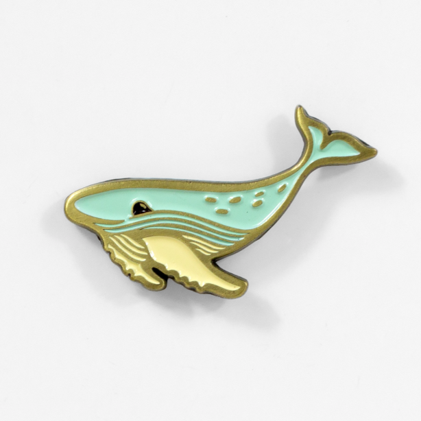 Whale Enamel Pin