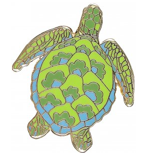 Sea Turtle Enamel Pin