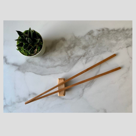 Handmade Wooden Chopsticks & Holder Set