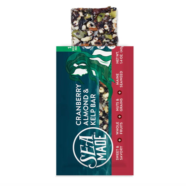 Cranberry Almond & Kelp Bar · by SeaMade