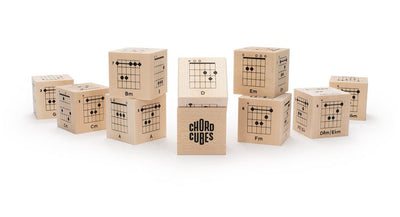Guitar Chord Cubes - Wood Blocks