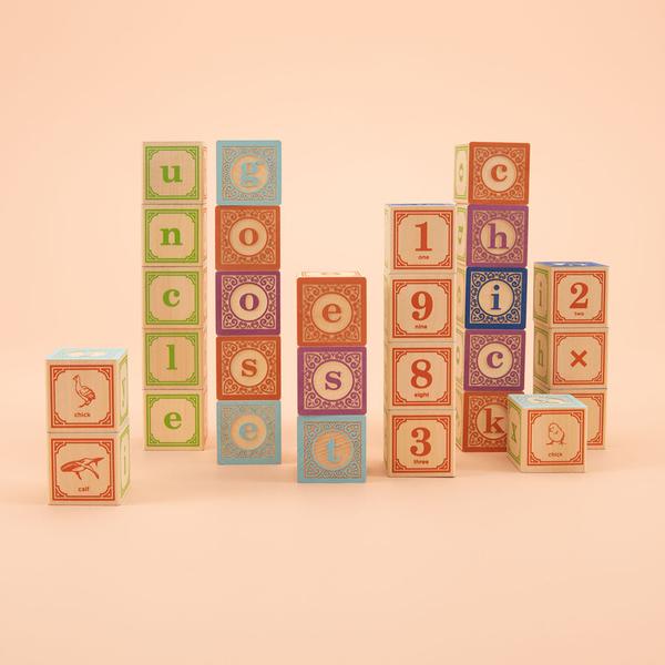 ABC Lowercase Alphabet Wood Blocks
