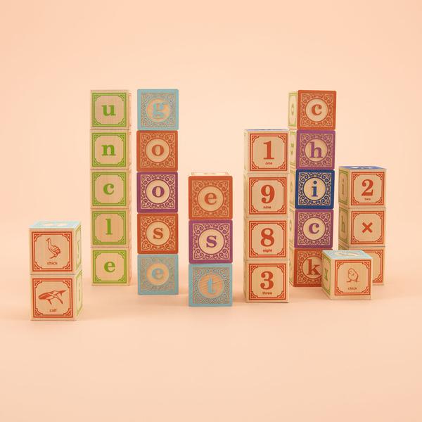 ABC Lowercase Alphabet · Wood Blocks