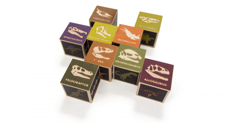 Dinosaurs - Wood Blocks