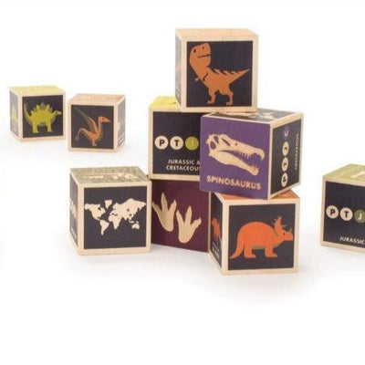 Dinosaurs wood blocks by Uncle Goose