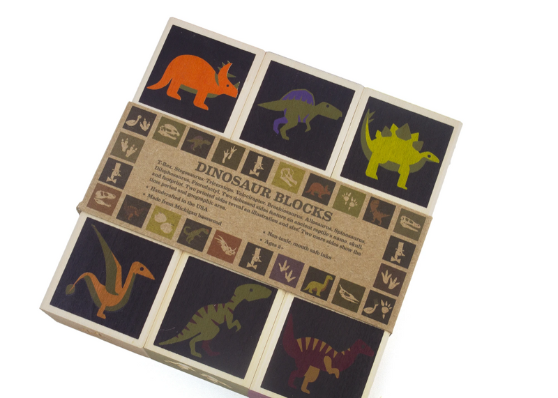Dinosaurs - Wood Blocks