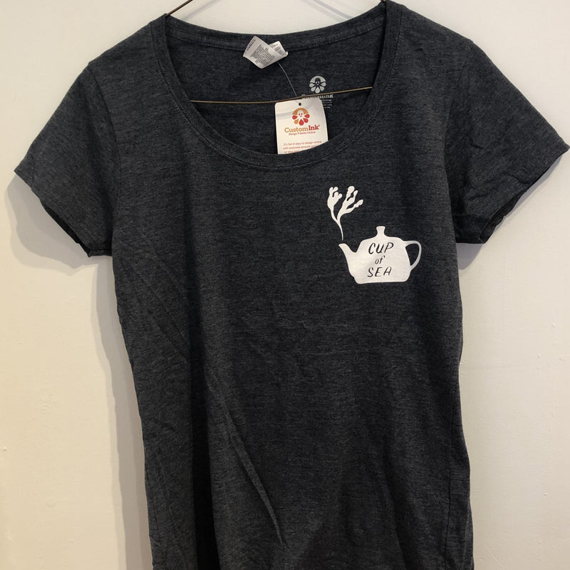 Cup of Sea T-Shirt · Ladies Gray