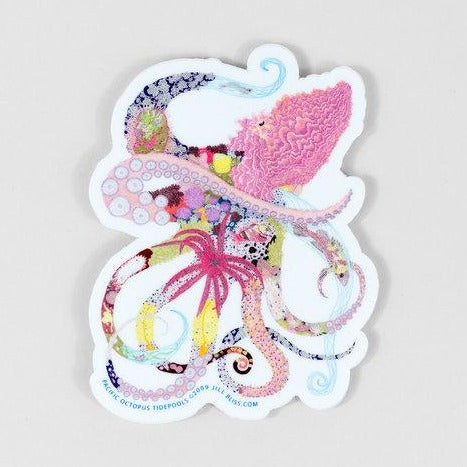 Octopus Tidepools Sticker