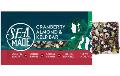 Cranberry Almond & Kelp Bar · by SeaMade